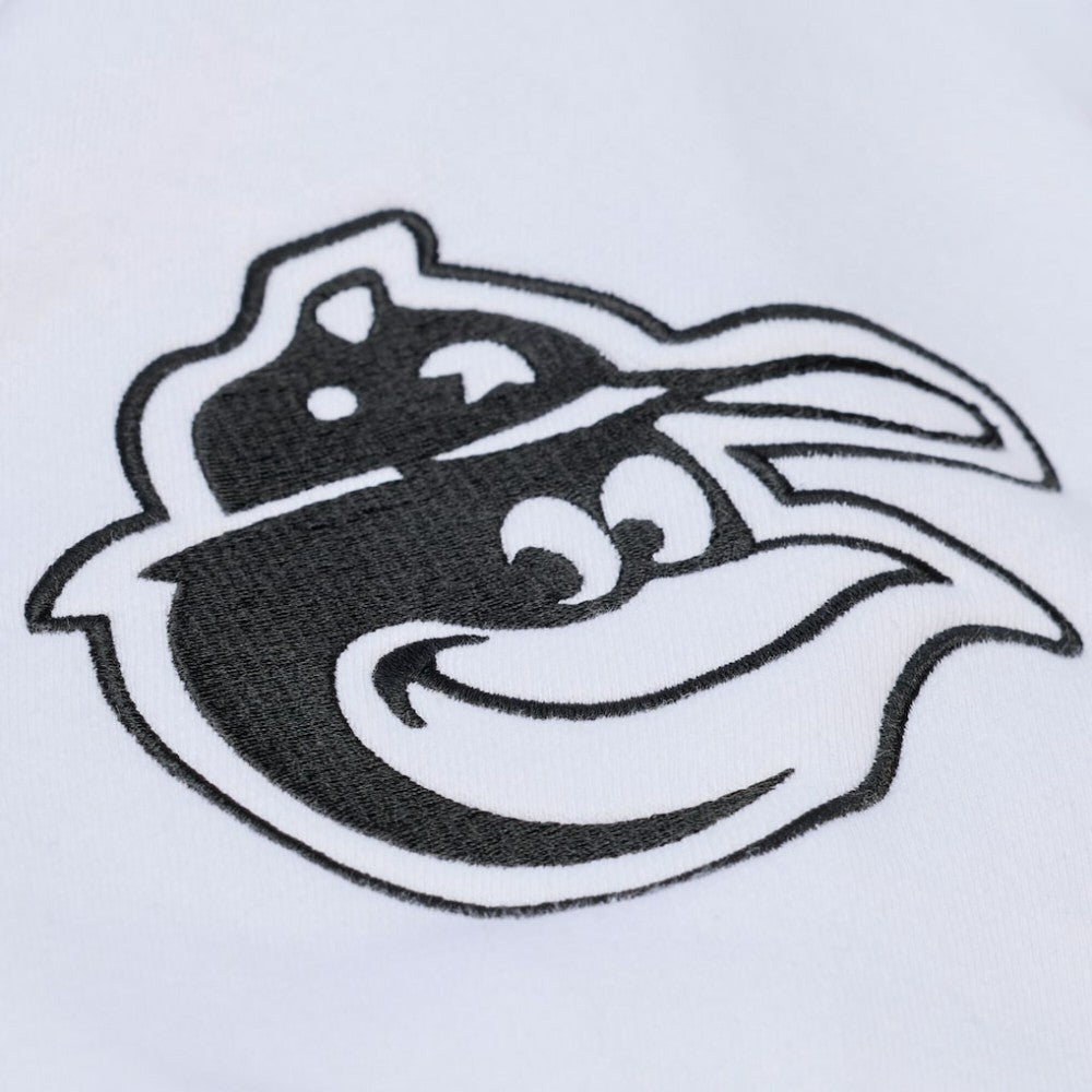 Baltimore Orioles Mitchell & Ness Cooperstown Collection Fleece Hoodie - White Hoodies