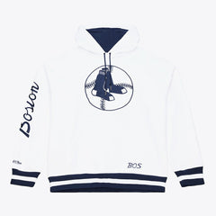 Boston Red Sox Mitchell & Ness Cooperstown Collection Fleece Hoodie - White Hoodies