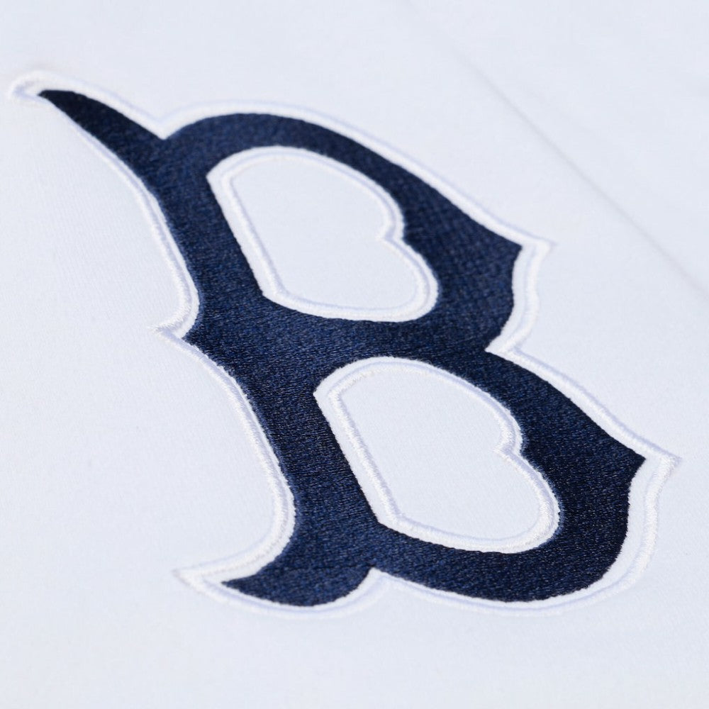 Boston Red Sox Mitchell & Ness Cooperstown Collection Fleece Hoodie - White Hoodies