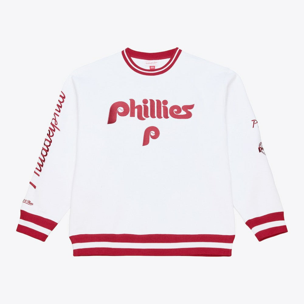 Philadelphia Phillies Mitchell & Ness Arctic Fleece Sweatshirt - White Sweatshirts