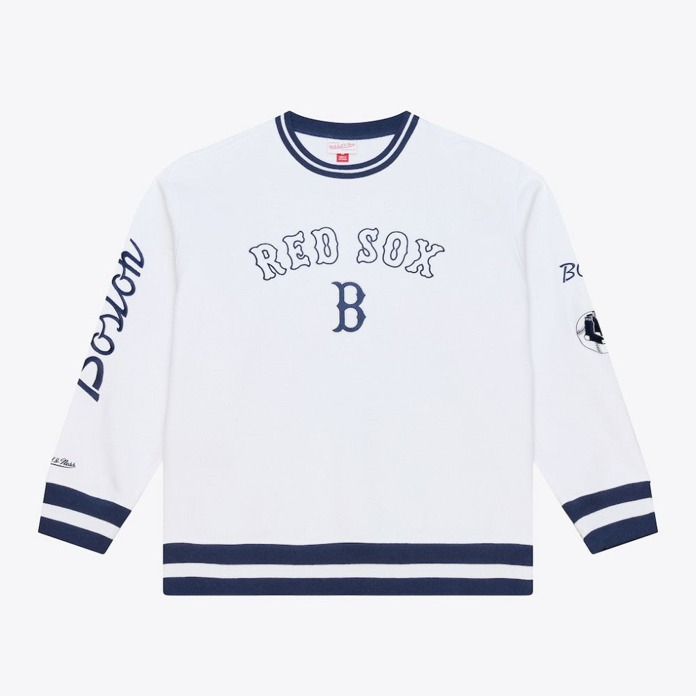 Boston Red Sox Mitchell & Ness Arctic Fleece Sweatshirt - White Sweatshirts
