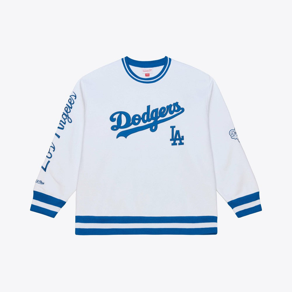 Los Angeles Dodgers Mitchell & Ness Arctic Fleece Sweatshirt - White Sweatshirts
