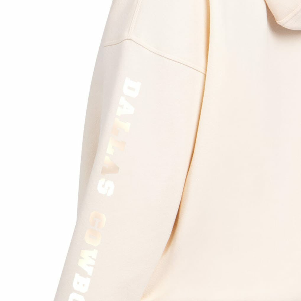 Dallas Cowboys Starter Women's Pastels Relaxed Travel Hoodie Cream