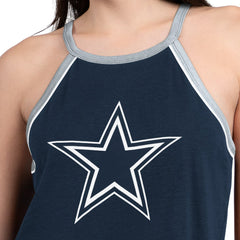 Dallas Cowboys G-III 4Her by Carl Banks Women's Redemption Win Slub Tank Top Navy