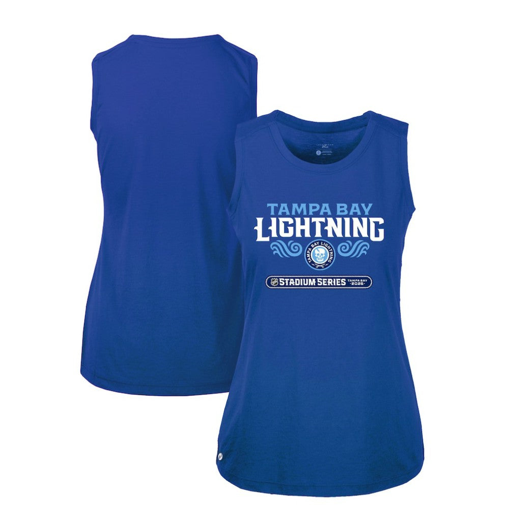 NHL Tampa Bay Lightning Levelwear Women's 2026 NHL Stadium Series Macy Tank Top - Blue