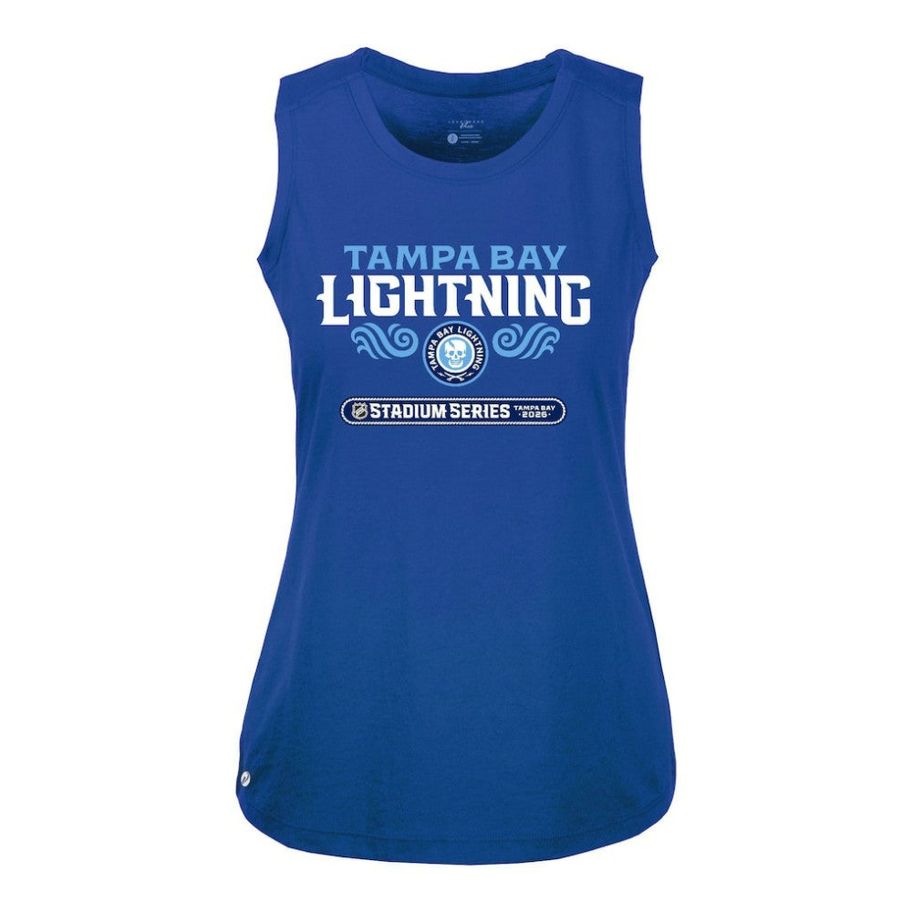 NHL Tampa Bay Lightning Levelwear Women's 2026 NHL Stadium Series Macy Tank Top - Blue