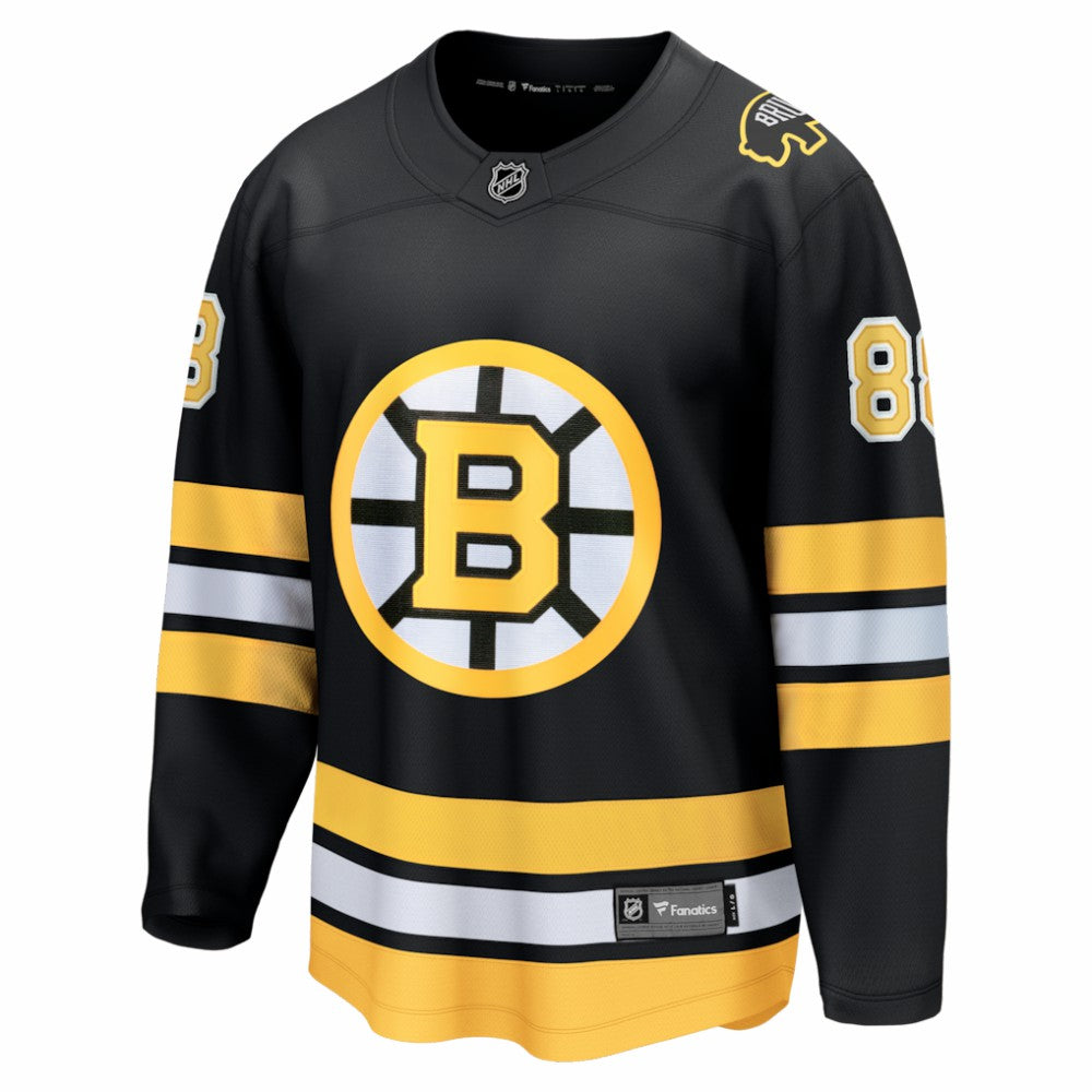 NHL David Pastrnak Boston Bruins Fanatics Home Breakaway Jersey - Black