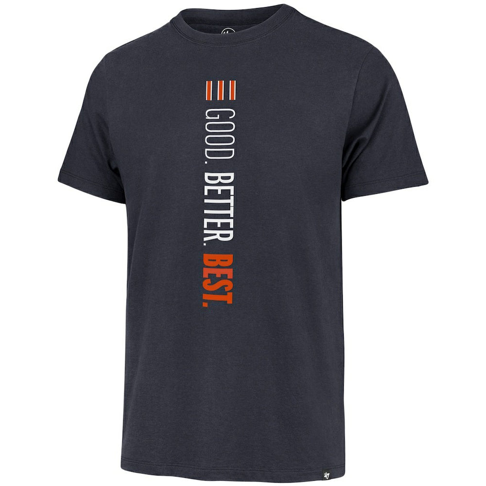 Chicago Bears '47 Good. Better. Best. Franklin T-Shirt Navy
