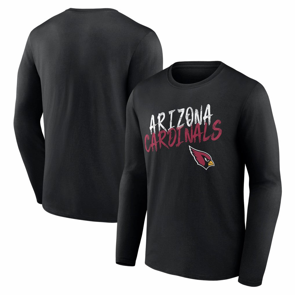Arizona Cardinals Hustle Long Sleeve T-Shirt Black