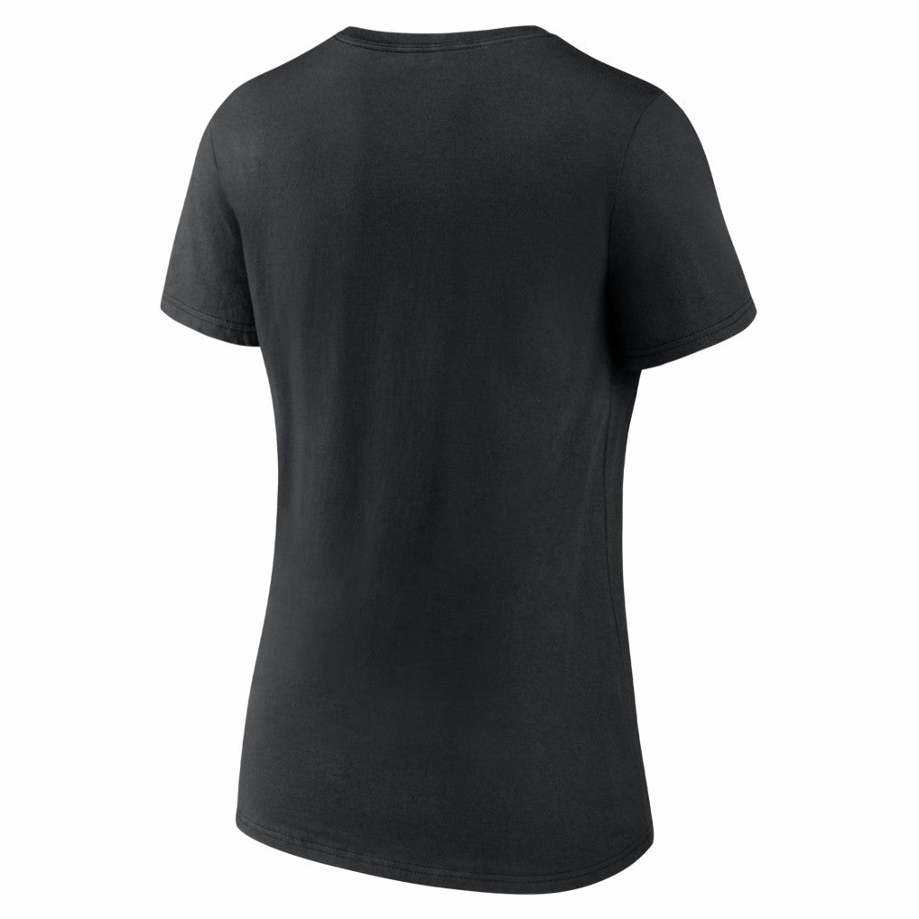 Arizona Cardinals Women's Hustle V-Neck T-Shirt Black