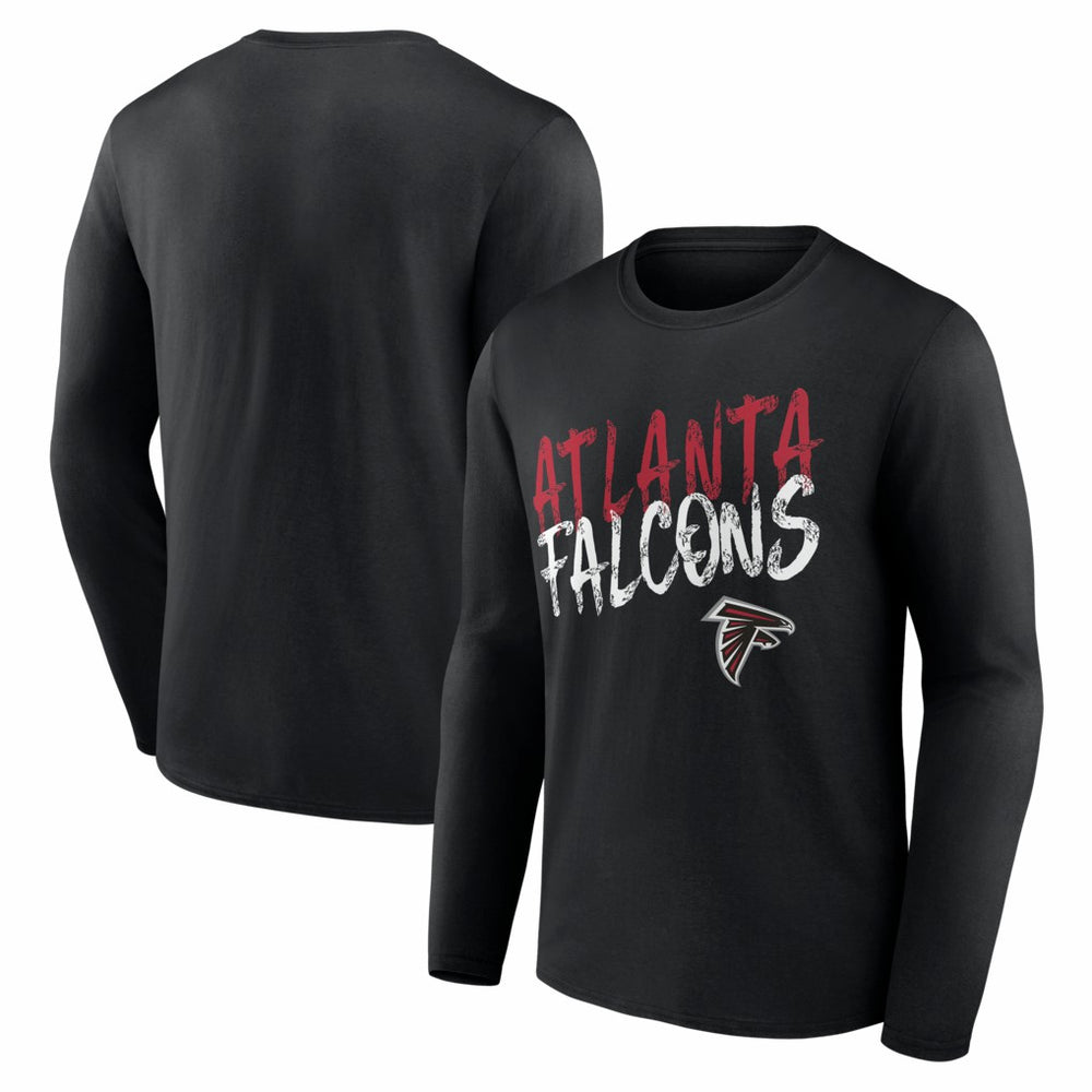 Atlanta Falcons Hustle Long Sleeve T-Shirt Black