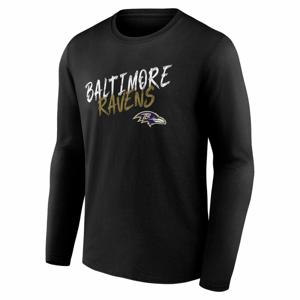 Baltimore Ravens Hustle Long Sleeve T-Shirt Black