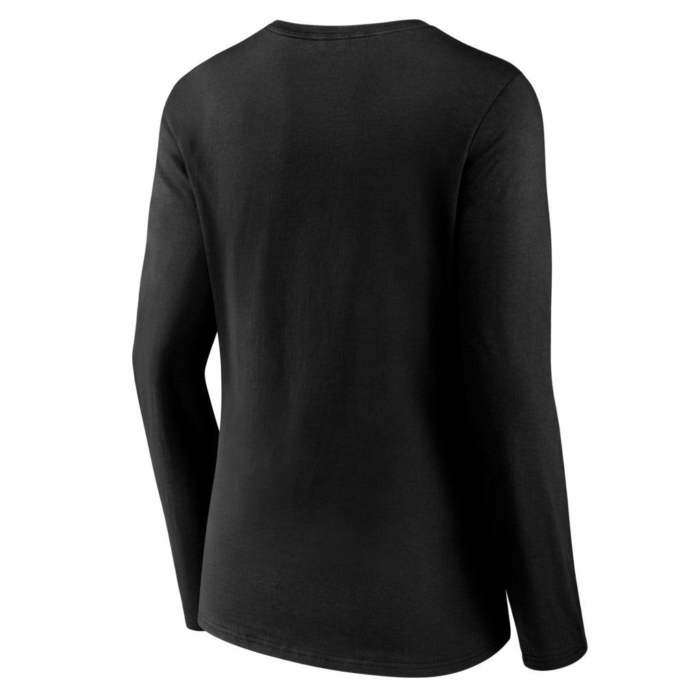Baltimore Ravens Women's Hustle Long Sleeve V-Neck T-Shirt Black