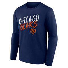 Chicago Bears Hustle Long Sleeve T-Shirt Navy