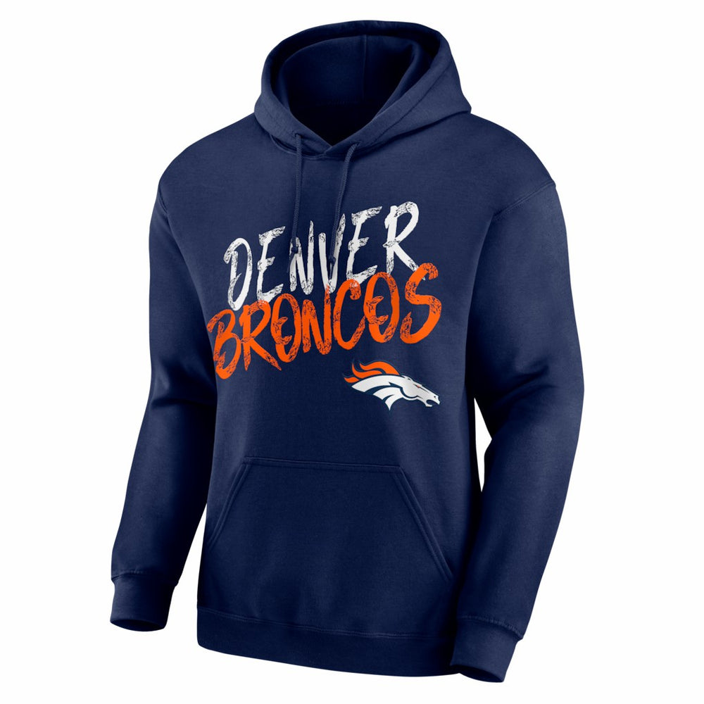 Denver Broncos Hustle Hoodie Navy