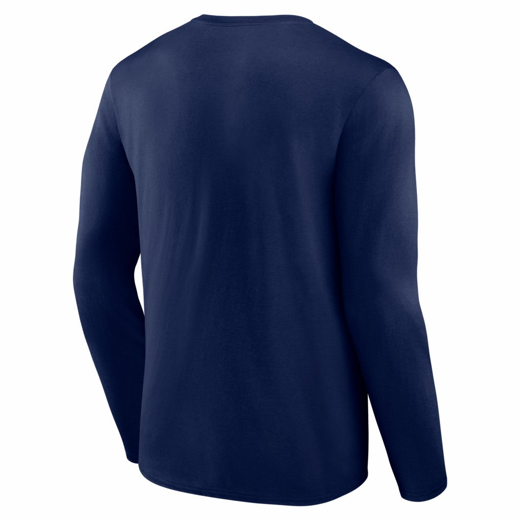 Houston Texans Hustle Long Sleeve T-Shirt Navy