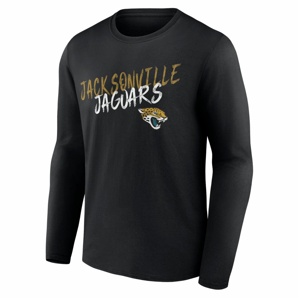 Jacksonville Jaguars Hustle Long Sleeve T-Shirt Black