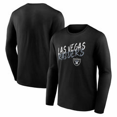 Las Vegas Raiders Hustle Long Sleeve T-Shirt Black