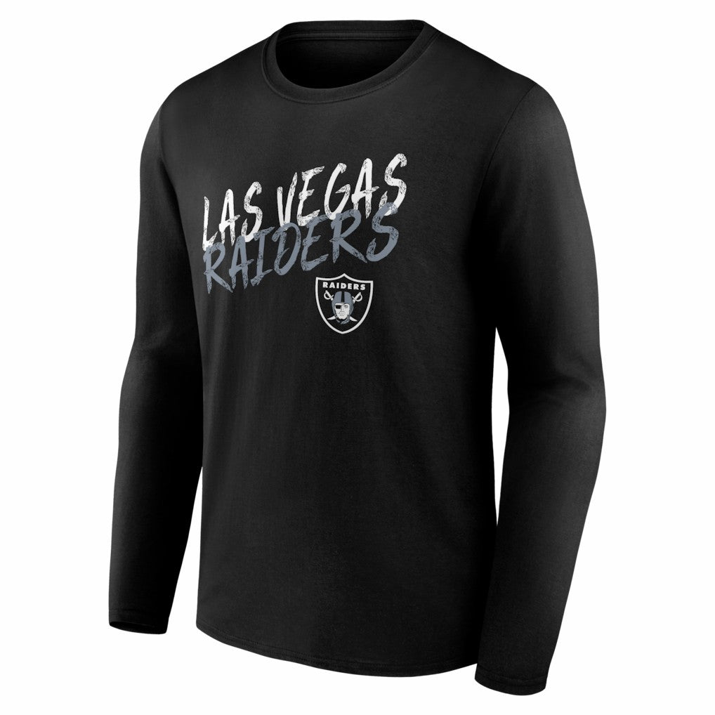 Las Vegas Raiders Hustle Long Sleeve T-Shirt Black