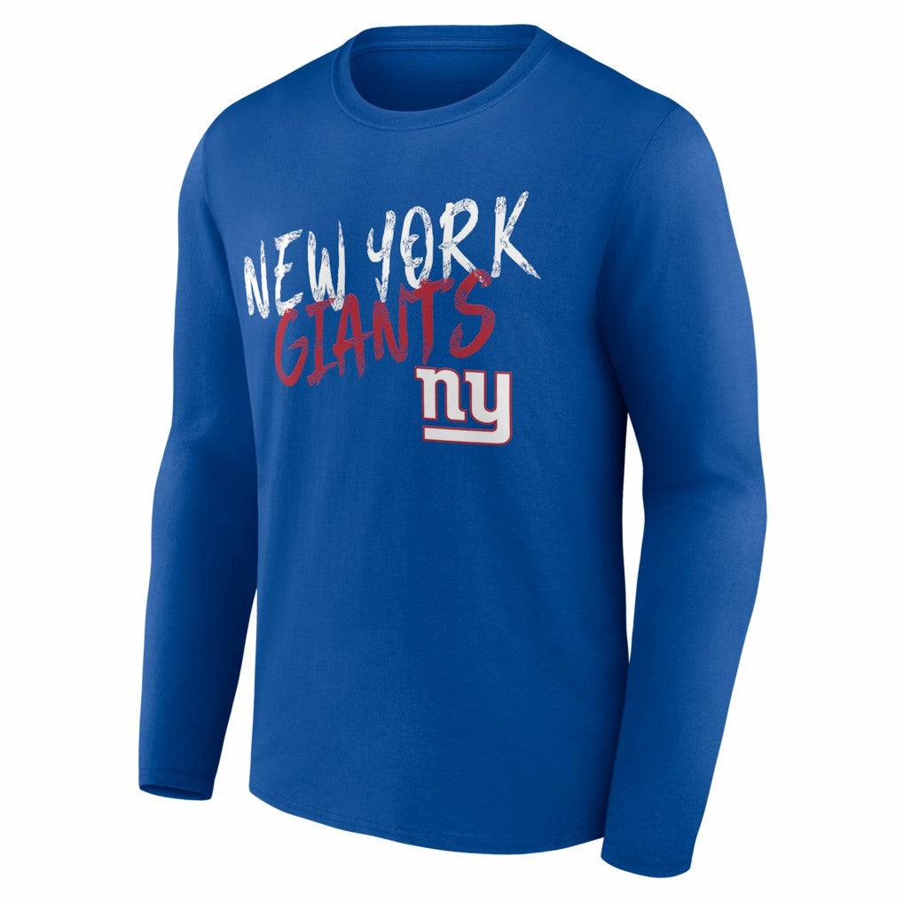 New York Giants Hustle Long Sleeve T-Shirt Royal