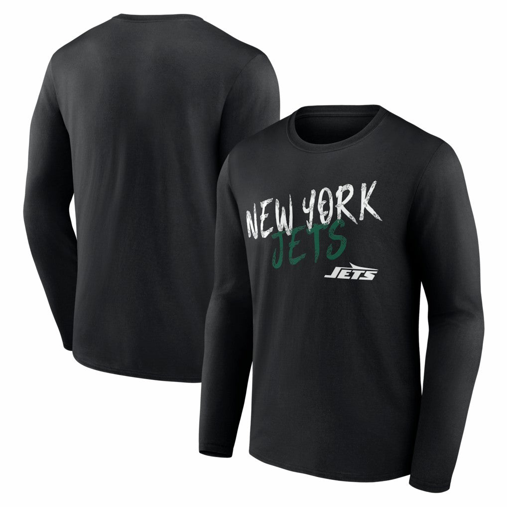 New York Jets Hustle Long Sleeve T-Shirt Black