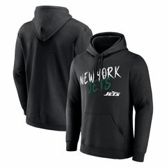 New York Jets Hustle Hoodie Black