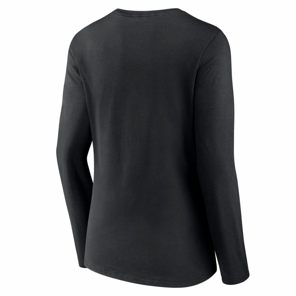 New York Jets Women's Hustle Long Sleeve V-Neck T-Shirt Black