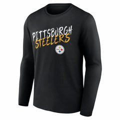 Pittsburgh Steelers Hustle Long Sleeve T-Shirt Black