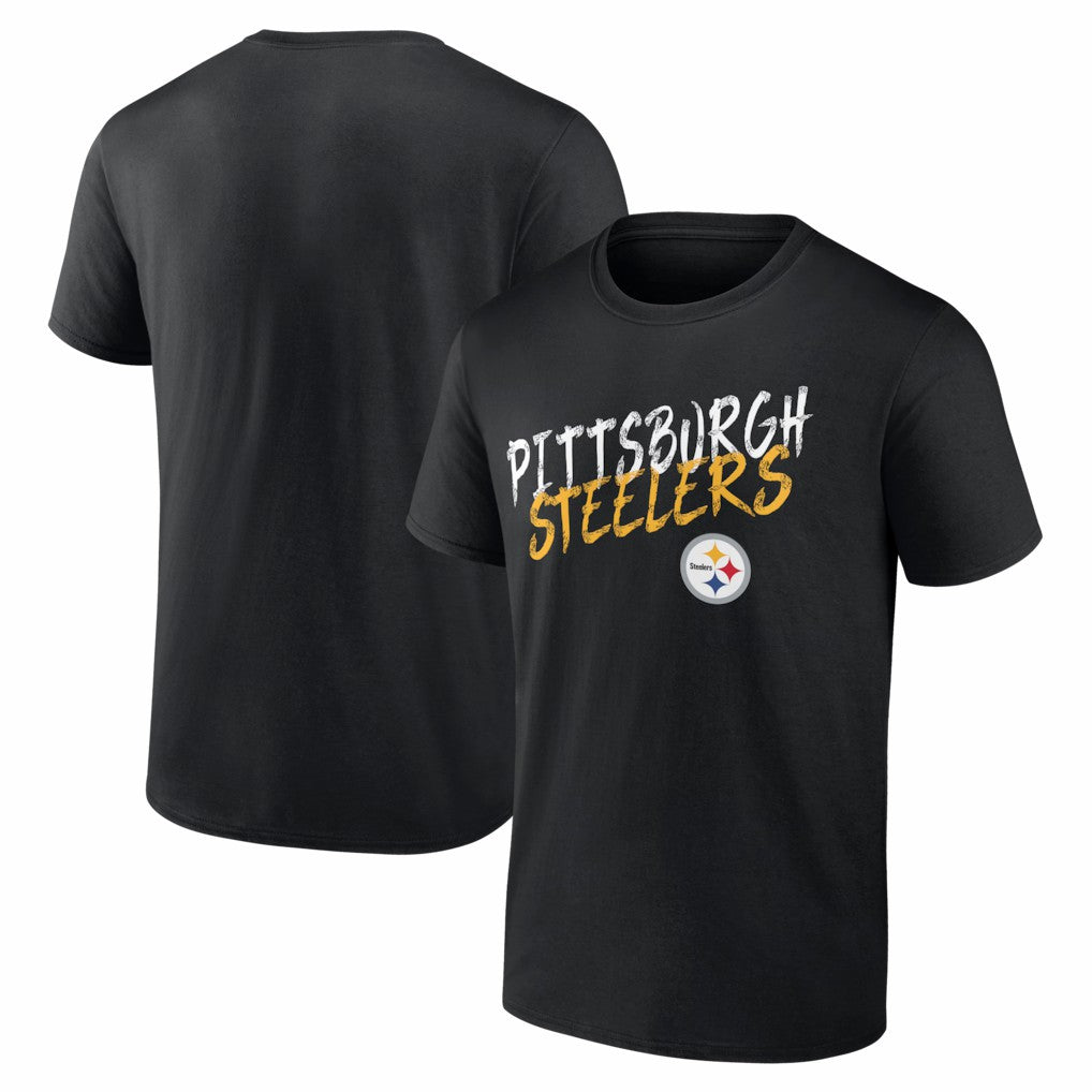 Pittsburgh Steelers Hustle T-Shirt Black