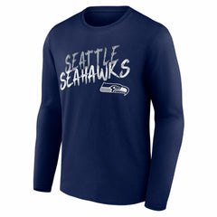 Seattle Seahawks Hustle Long Sleeve T-Shirt College Navy