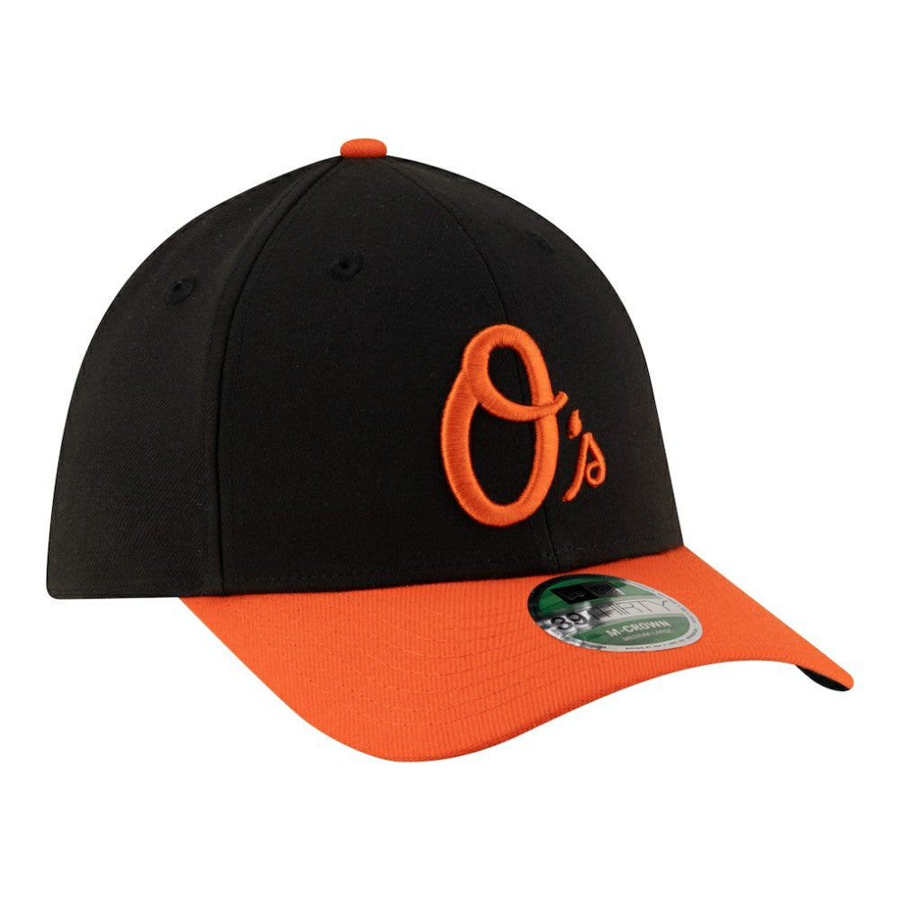 Baltimore Orioles New Era Alternate Player Replica 39THIRTY M-Crown Flex Hat - Black Hats