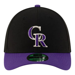 Colorado Rockies New Era Alternate Player Replica 39THIRTY M-Crown Flex Hat - Black Hats