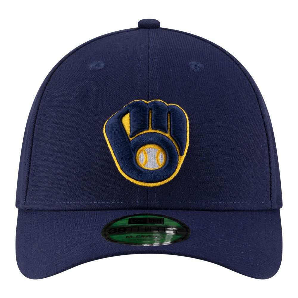 Milwaukee Brewers New Era Player Replica 39THIRTY M-Crown Flex Hat - Navy Hats