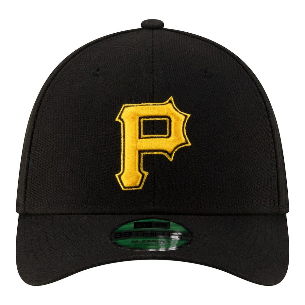 Pittsburgh Pirates New Era Alternate Player Replica 39THIRTY M-Crown Flex Hat - Black Hats