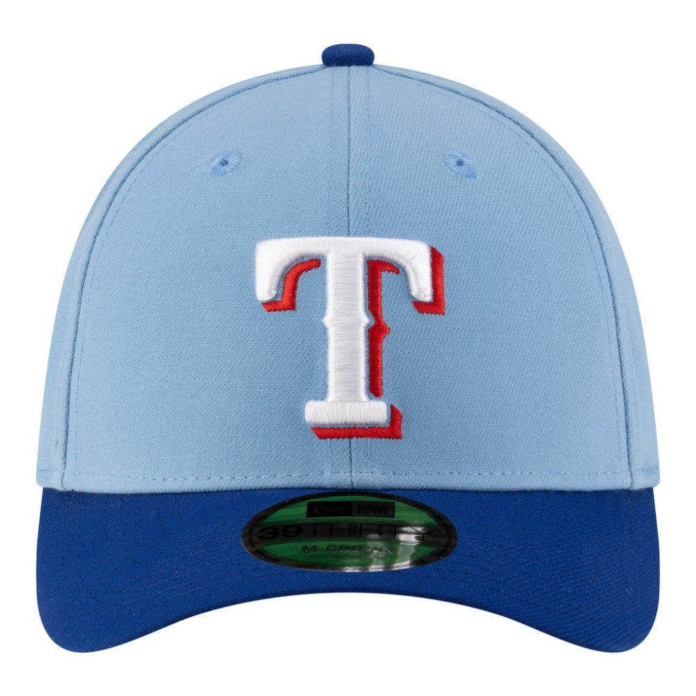 Texas Rangers New Era Player Replica 39THIRTY M-Crown Flex Hat - Light Blue Hats