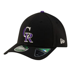 Colorado Rockies New Era Player Replica 39THIRTY M-Crown Flex Hat - Black Hats