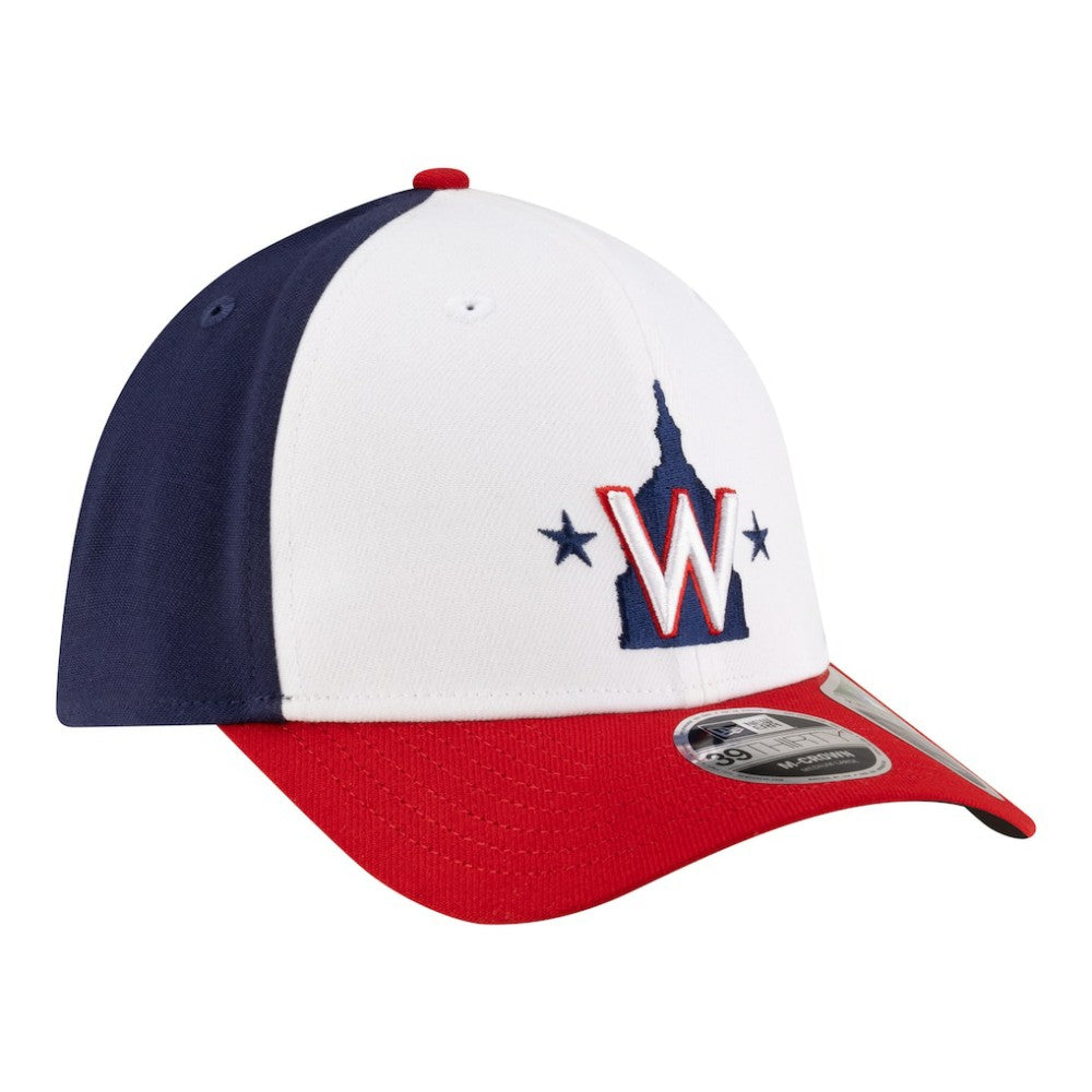 Washington Nationals New Era Player Replica 39THIRTY M-Crown Flex Hat - White Hats