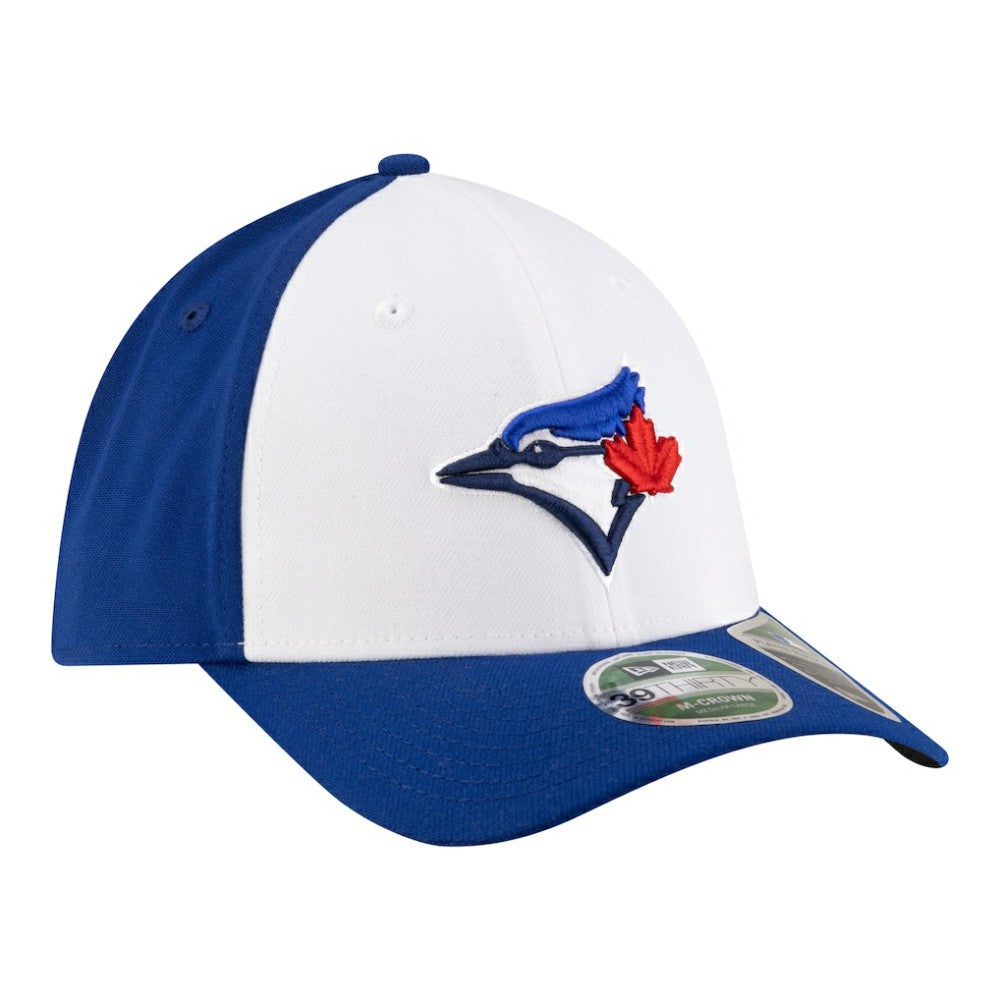 Toronto Blue Jays New Era Player Replica 39THIRTY M-Crown Flex Hat - White/Royal Hats