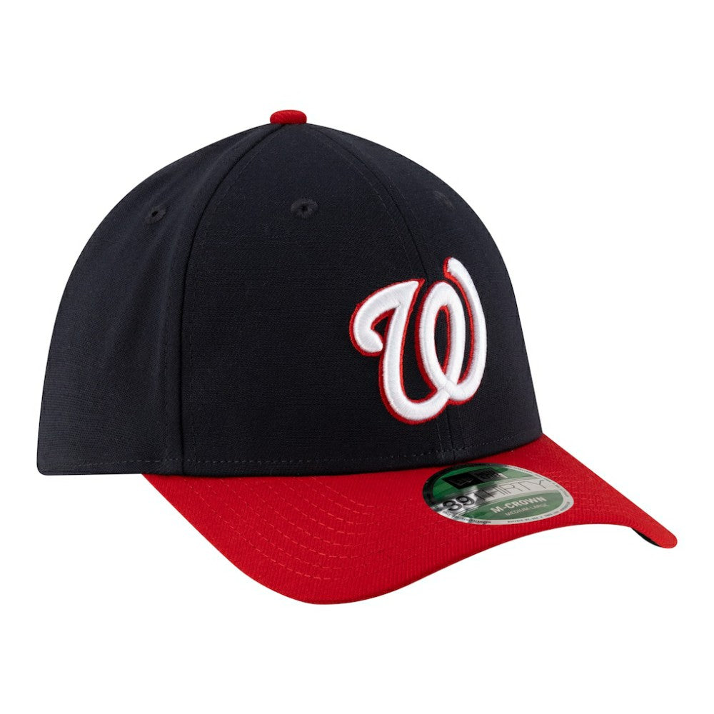 Washington Nationals New Era Player Replica 39THIRTY M-Crown Flex Hat - Black Hats