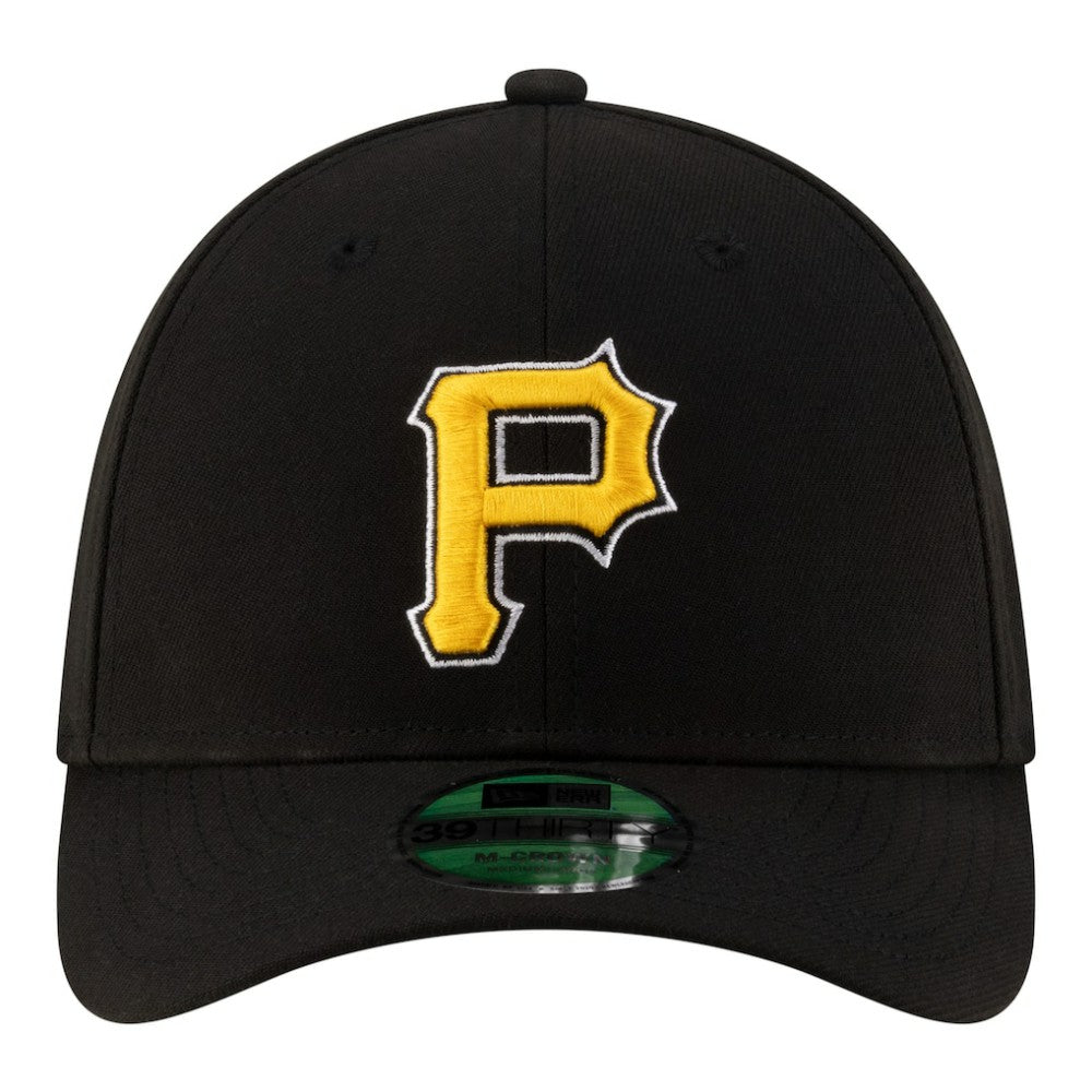 Pittsburgh Pirates New Era Alternate Player Replica 39THIRTY M-Crown Flex Hat - Black Hats