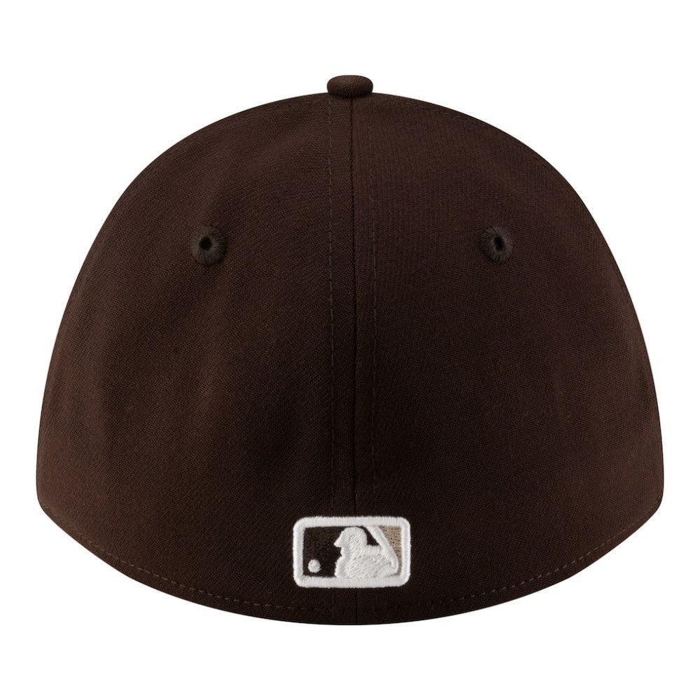 San Diego Padres New Era Alternate Player Replica 39THIRTY M-Crown Flex Hat - Brown Hats