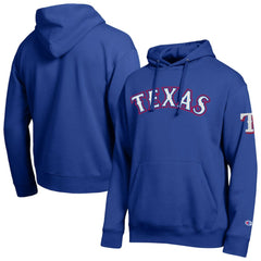 Texas Rangers Champion All Star Wordmark Hoodie - Royal Hoodies