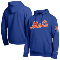 New York Mets Champion All Star Wordmark Hoodie - Royal Hoodies