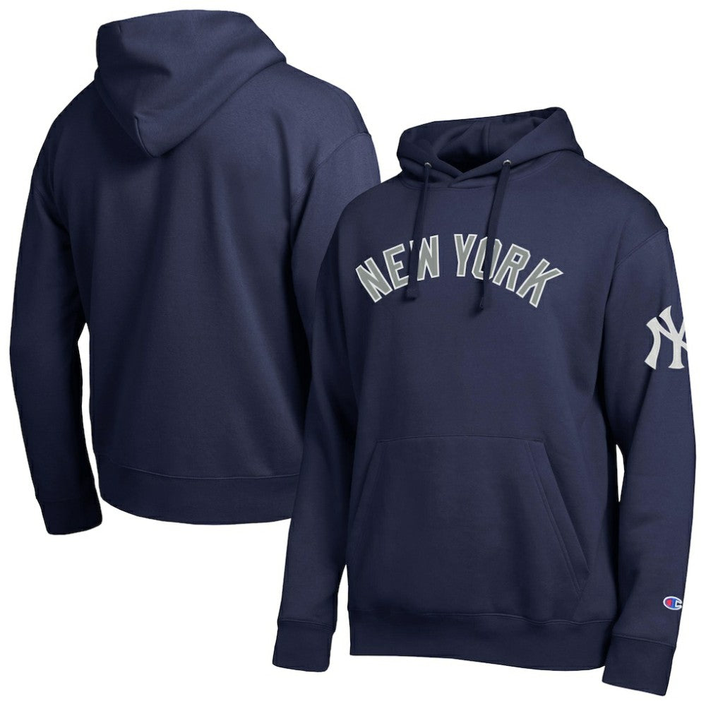 New York Yankees Champion All Star Wordmark Hoodie - Navy Hoodies