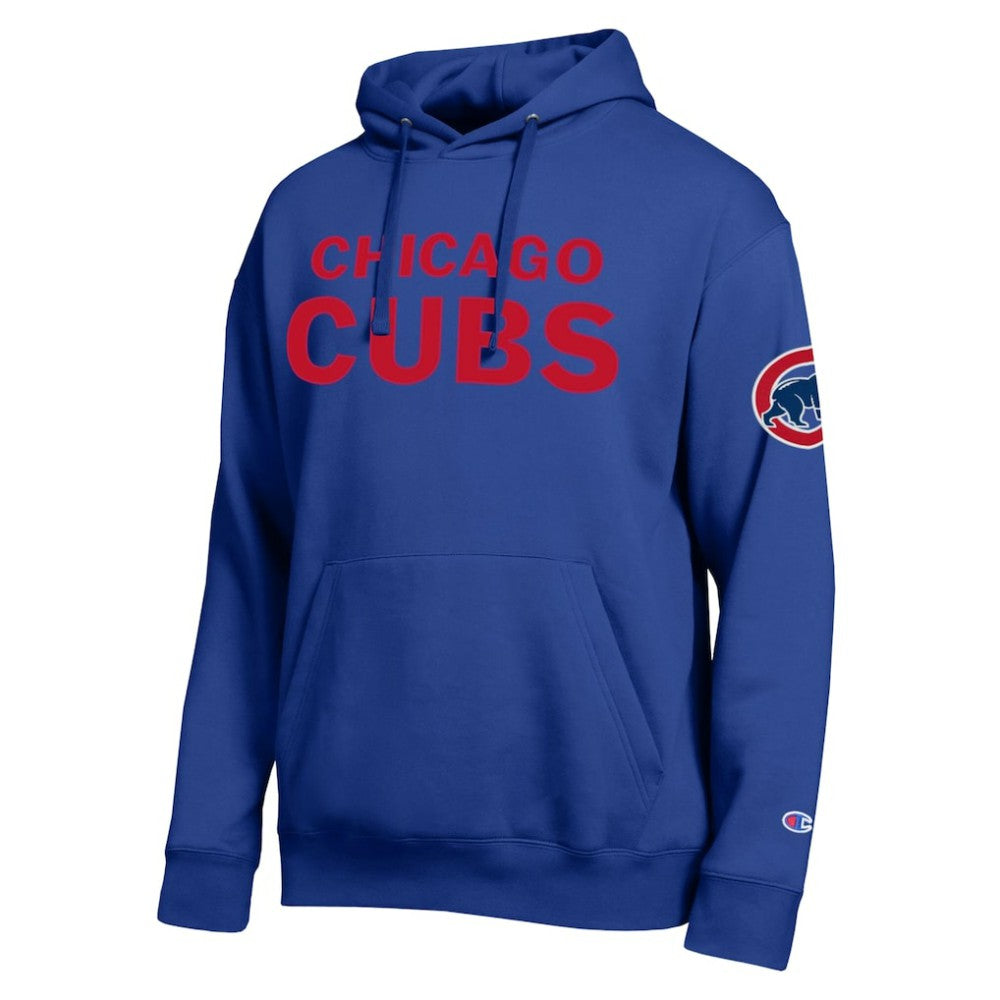 Chicago Cubs Champion All Star Wordmark Hoodie - Royal Hoodies