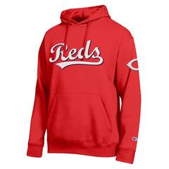 Cincinnati Reds Champion All Star Wordmark Hoodie - Red Hoodies