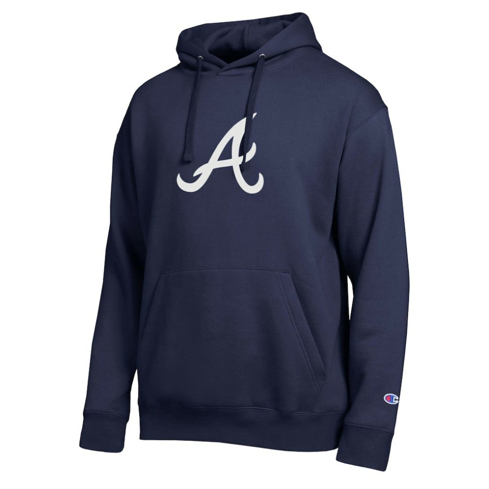 Atlanta Braves Champion All Star Embroidered Logo Hoodie - Navy Hoodies