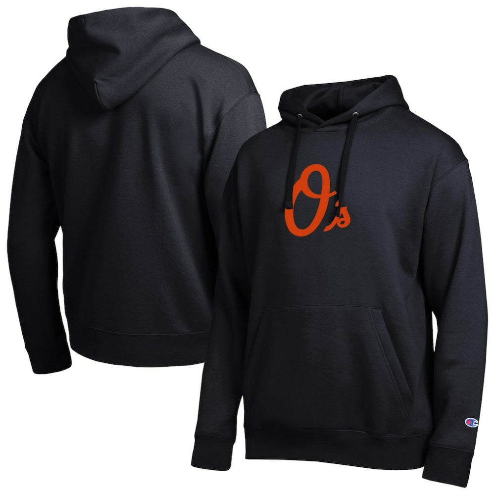 Baltimore Orioles Champion All Star Embroidered Logo Hoodie - Black Hoodies