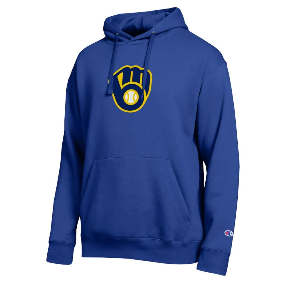 Milwaukee Brewers Champion All Star Embroidered Logo Hoodie - Royal Hoodies