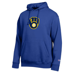Milwaukee Brewers Champion All Star Embroidered Logo Hoodie - Royal Hoodies